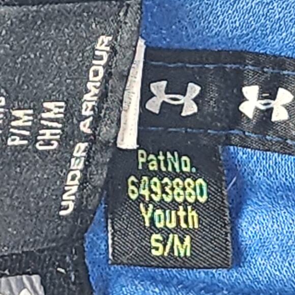 UNDER ARMOUR Outdoor Embroidered Logo Blue & Green Mesh Hat Youth Size S/M - Picture 10 of 11